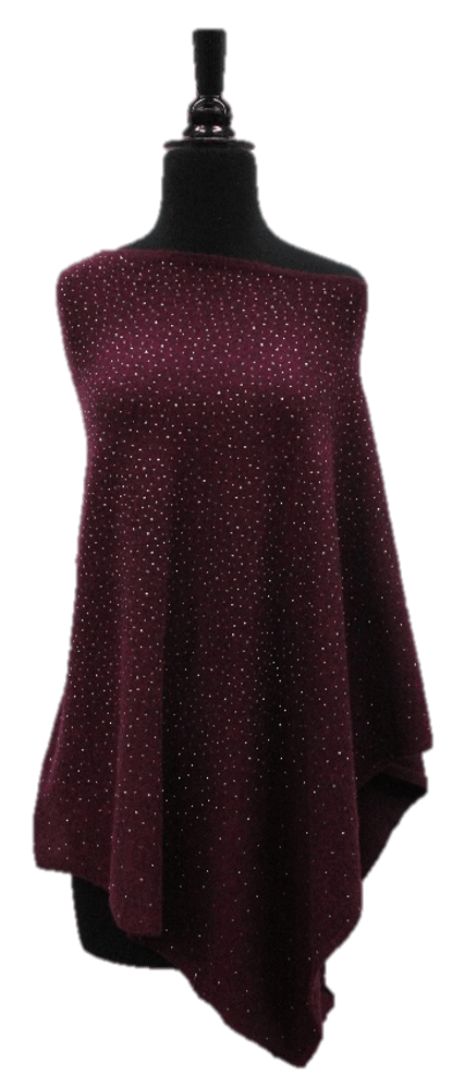 La Fiorentina Poncho with Embellishments